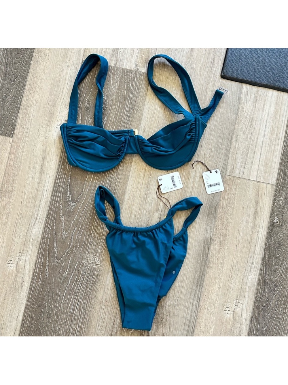 LaBelle oracle teal Two-Piece Bikini Set large